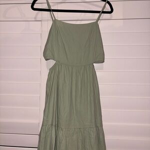 Peach Love California Strapless Sage Dress